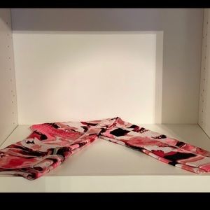 Blank and pink marble full length leggings